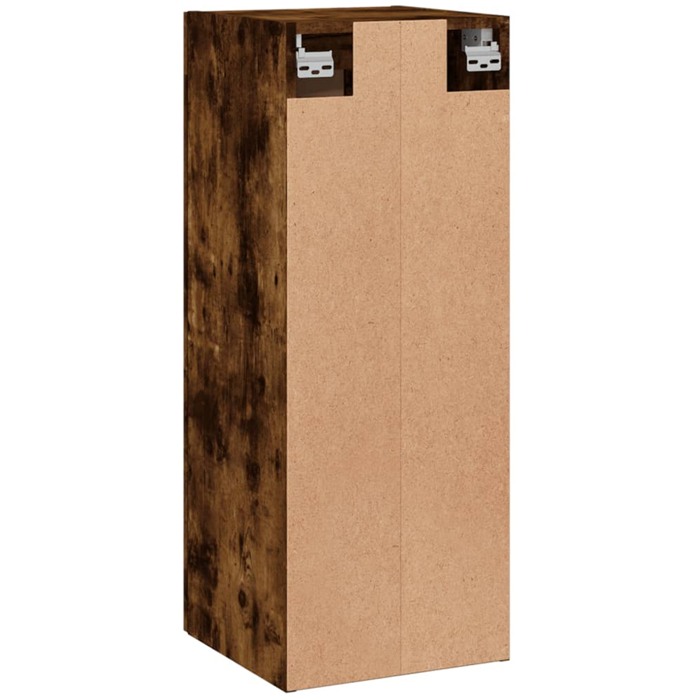 vidaXL Single Door Smoked Oak Wall Mounted Cabinet Image 9