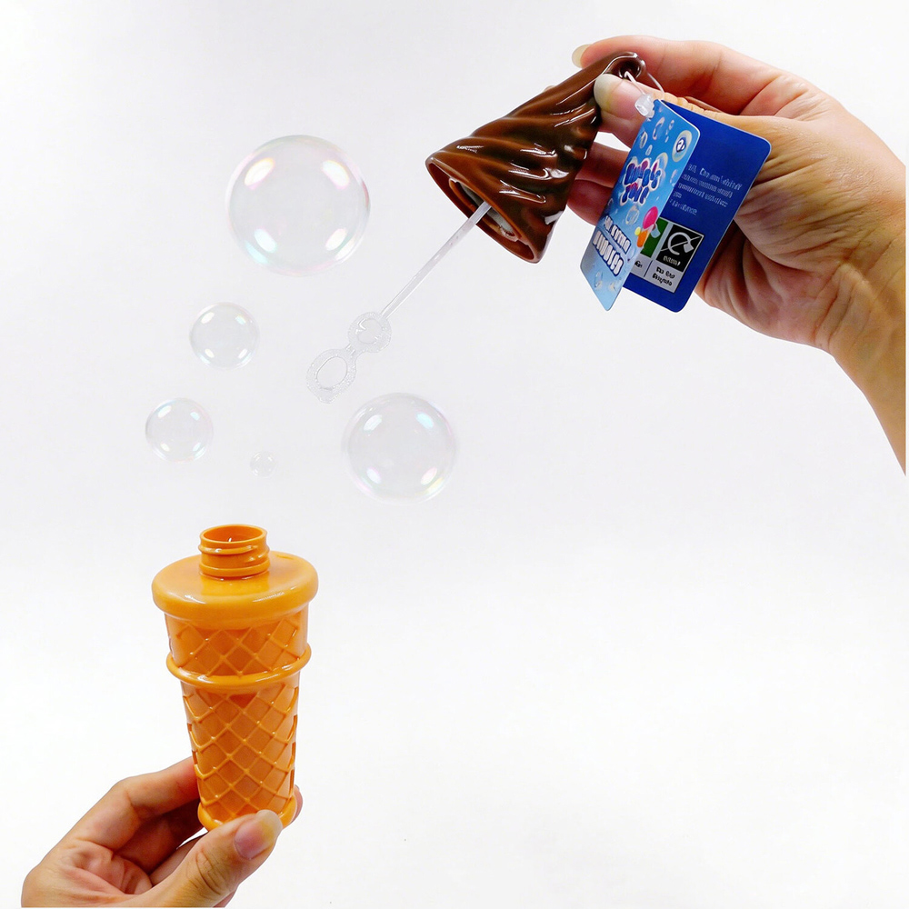 Ice Cream Cone Bubble Image 2