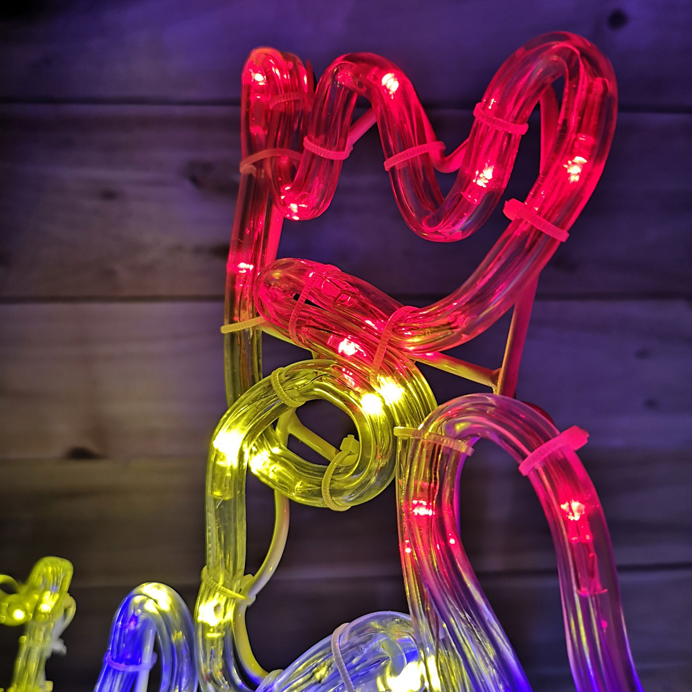 Samuel Alexander 420 Multicoloured LED Three Wise Men On Camels Nativity Scene 70cm Image 4
