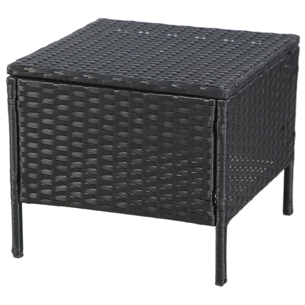 Home Garden Direct Thalia 8 Seater Black Rattan Corner Sofa Set Image 6