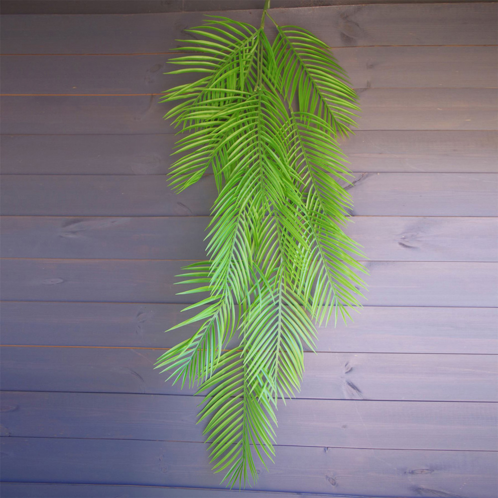Leaf Palm Leaf Hanging Artificial Plant 4ft Image 2