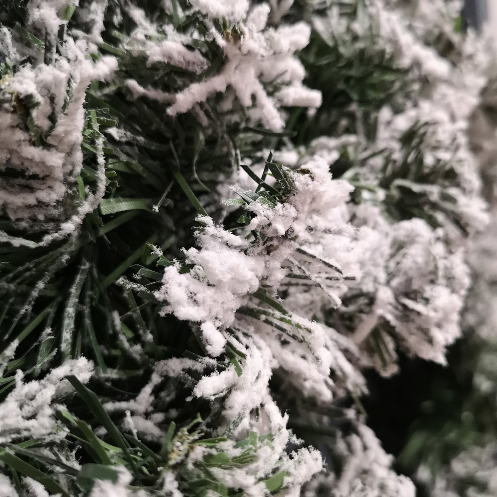 Samuel Alexander Snow Flocked Imperial Pine Wreath 50cm Image 3