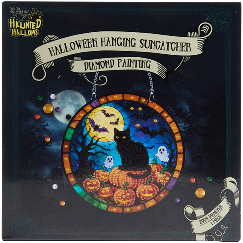 Halloween Diamond Suncatcher Diamond Painting Kit Image 1