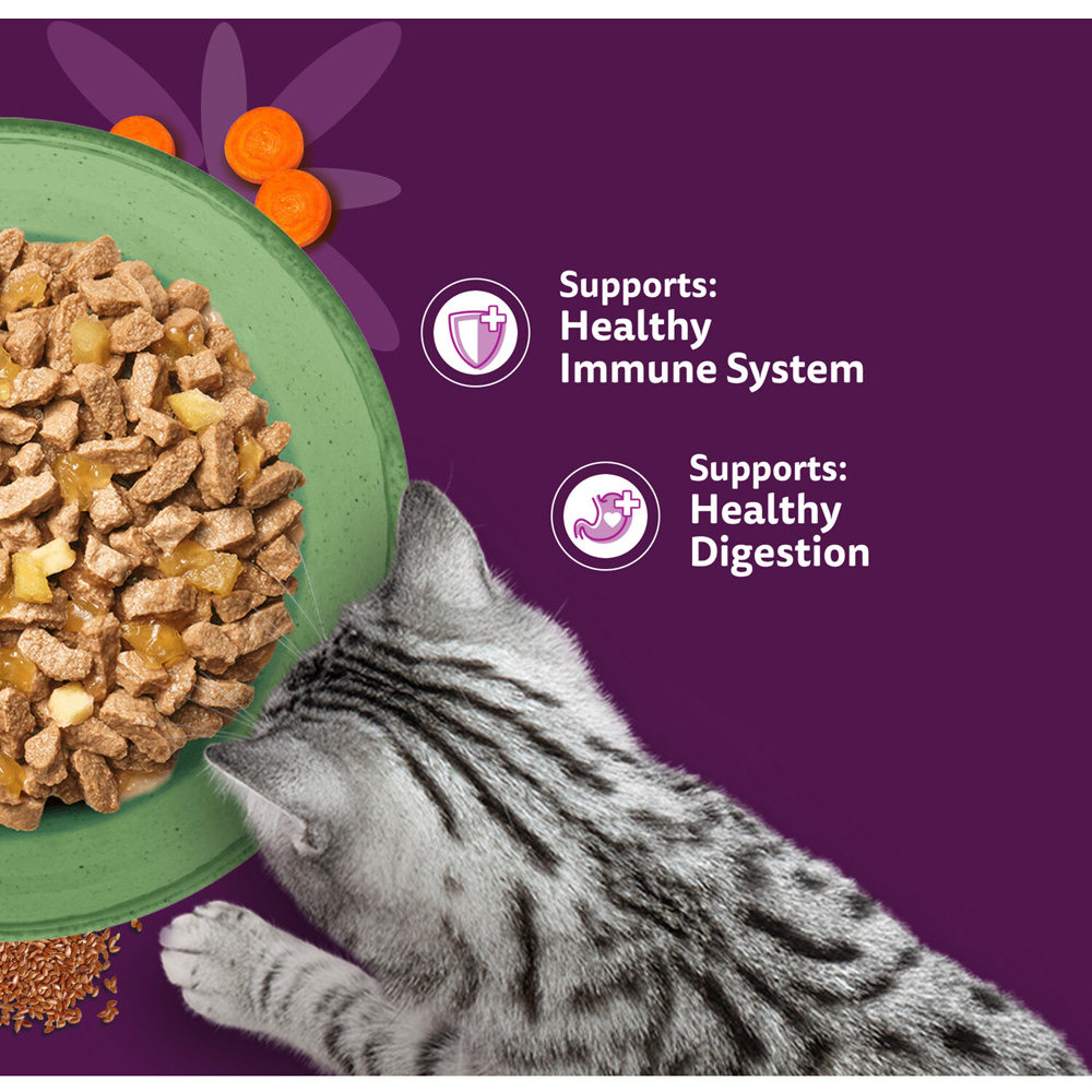 Pack of 15 Whiskas Superfood Mixed In Jelly Cat Food Image 8