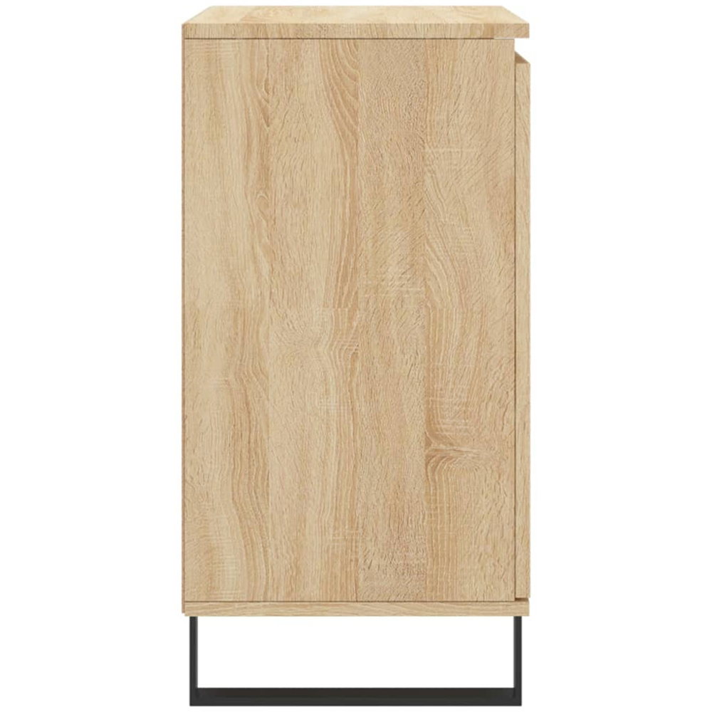 vidaXL 2 Door Sonoma Oak Sideboard Image 7