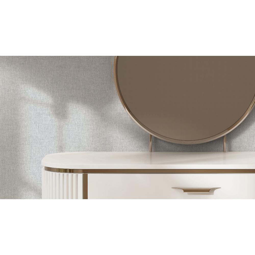 Arthouse Urban Weave Cool Silver Wallpaper Image 4