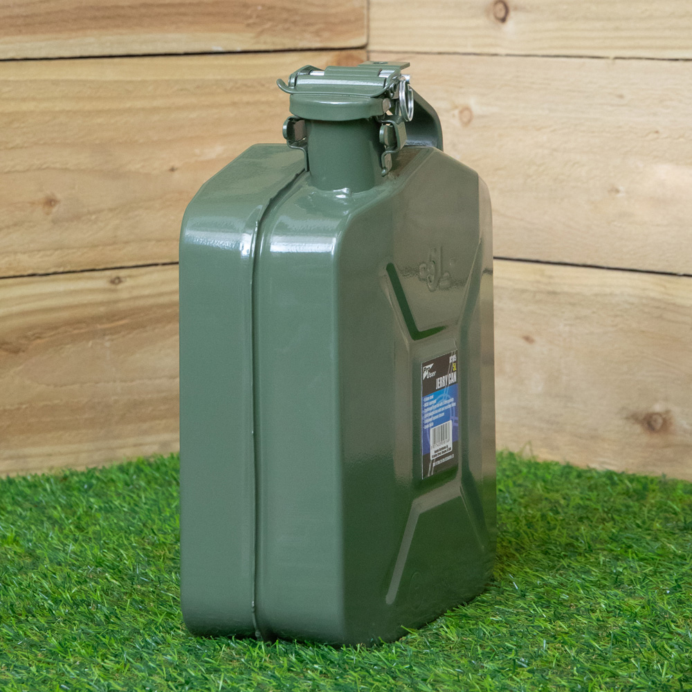 Samuel Alexander Metal Jerry Fuel Can with Leak-Proof Bayonet Closure 5L Image 3