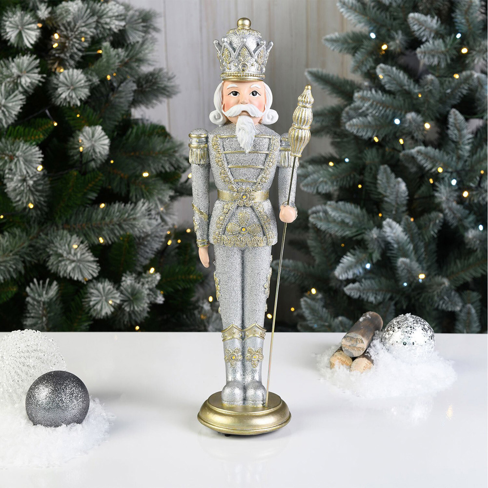 Chic Noir Champagne Nutcracker Image 2