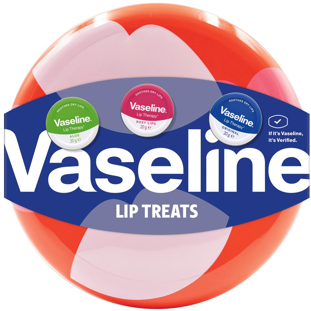Vaseline Lip Iconic Tin Collection 3 Piece Gift Set 20g 3 Pack Image 8
