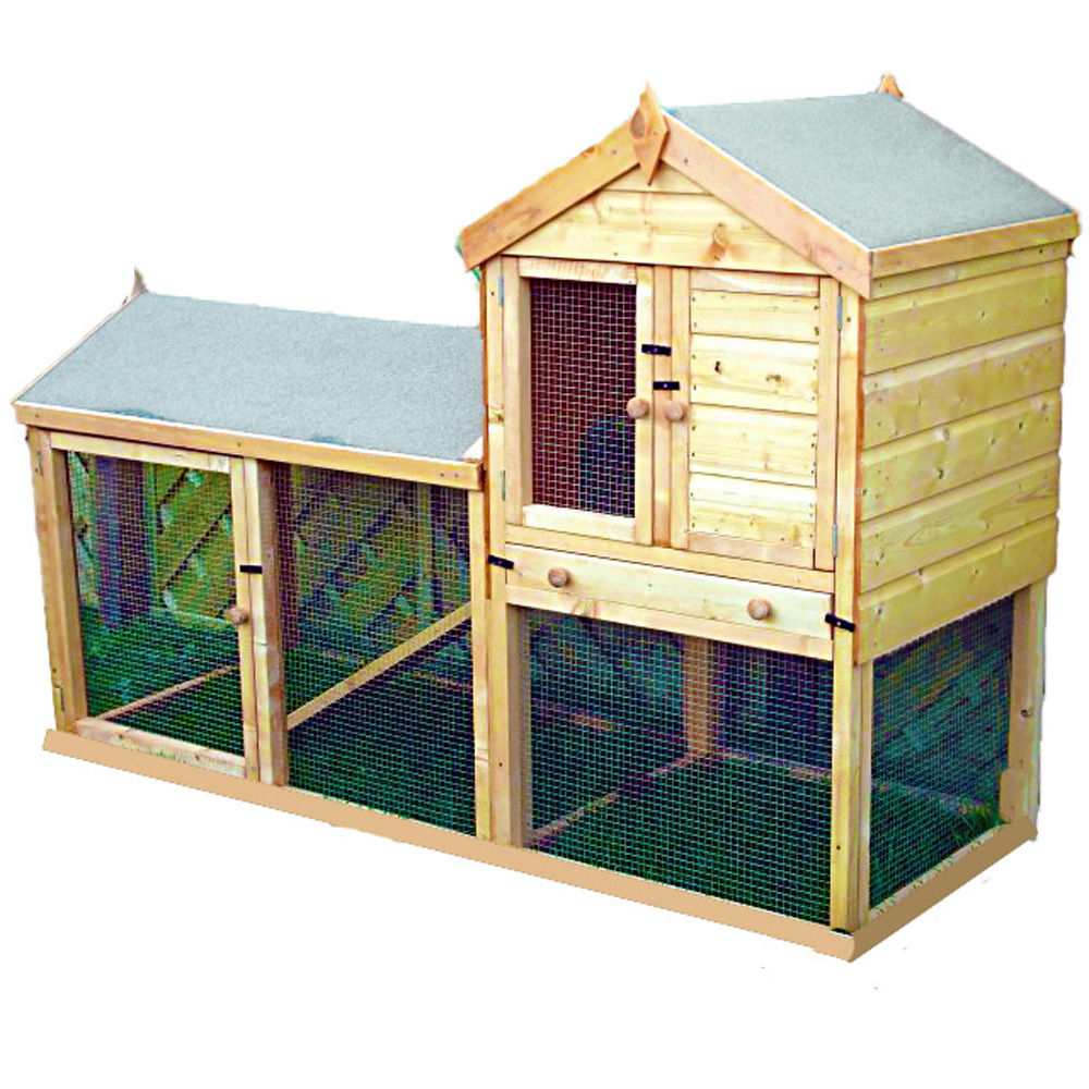 Shire 6 x 3ft Shiplap Country Hutch Image 1