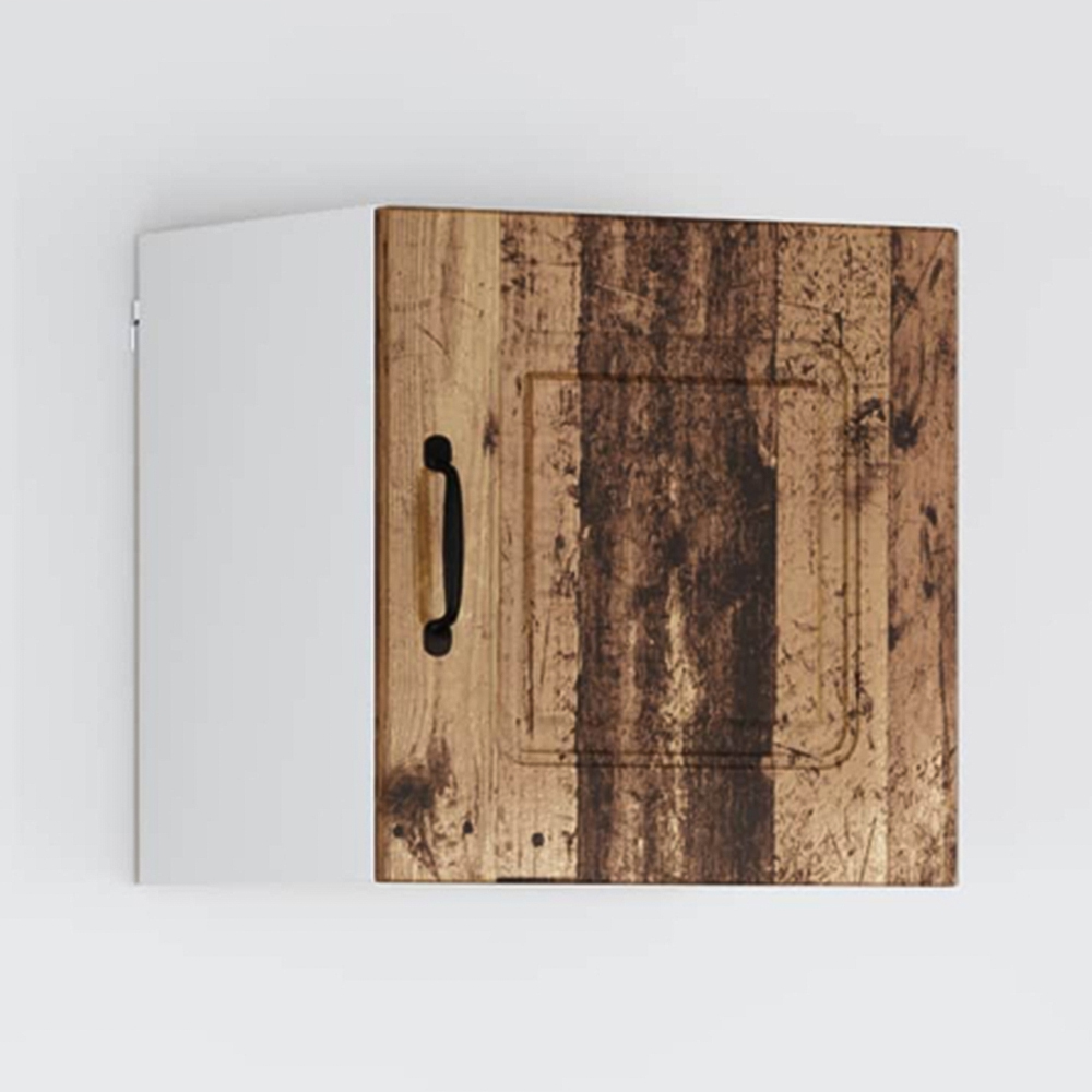vidaXL Kalmar Single Door Old Wood Wall Mounted Square Kitchen Cabinet Image 1