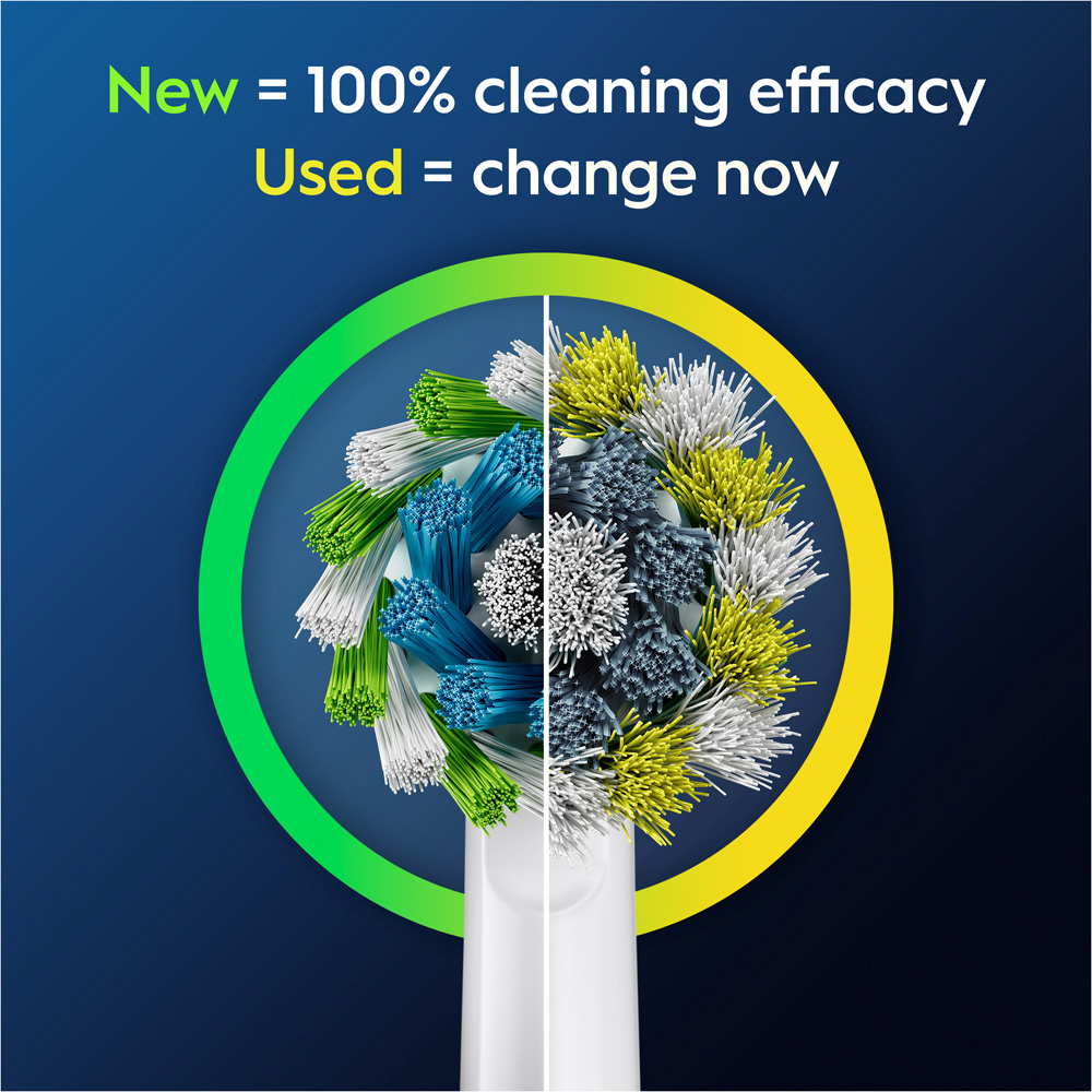 Oral-B Pro Cross Action Toothbrush Heads 8 Pack Image 4