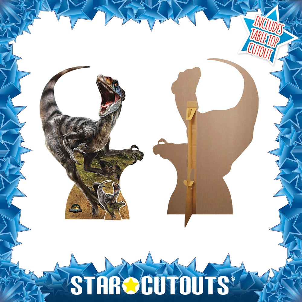 Star Cutouts Jurassic World Rebirth Velociraptor Dinosaur Cardboard Cutout 5ft Image 4