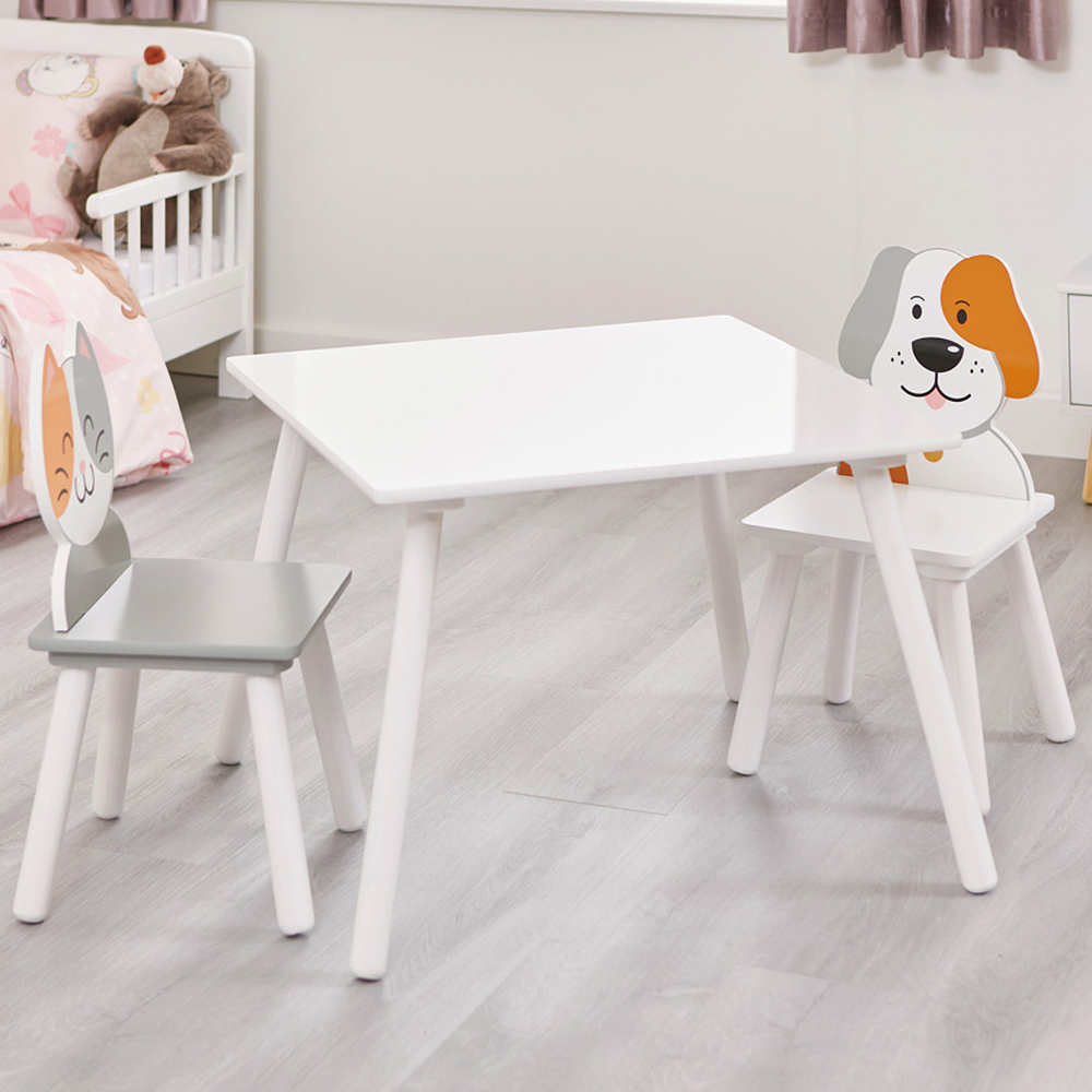 Liberty House Toys Kids Cat and Dog Table and Chairs Image 1