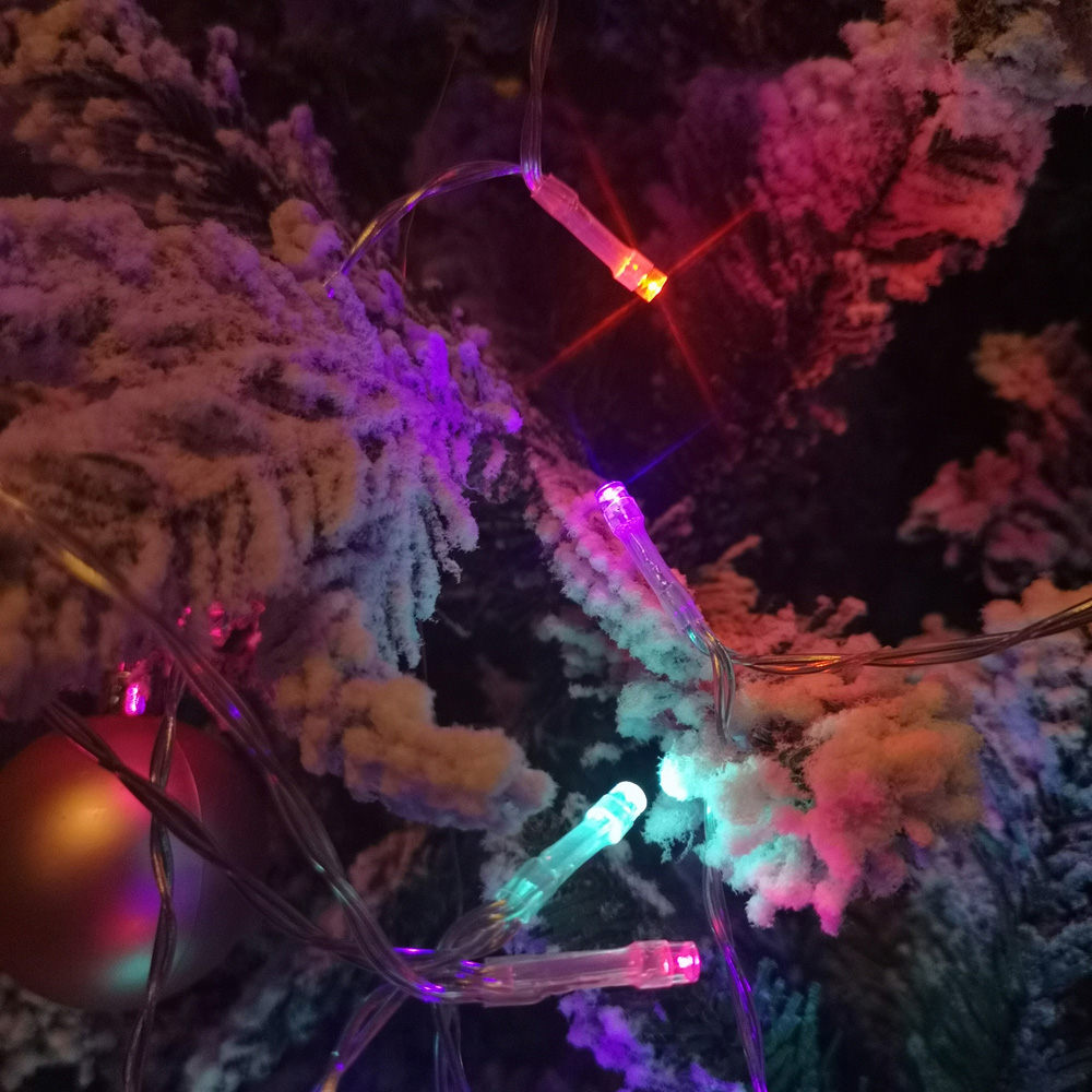 Samuel Alexander 100 Rainbow LED Christmas Fairy Light Image 4