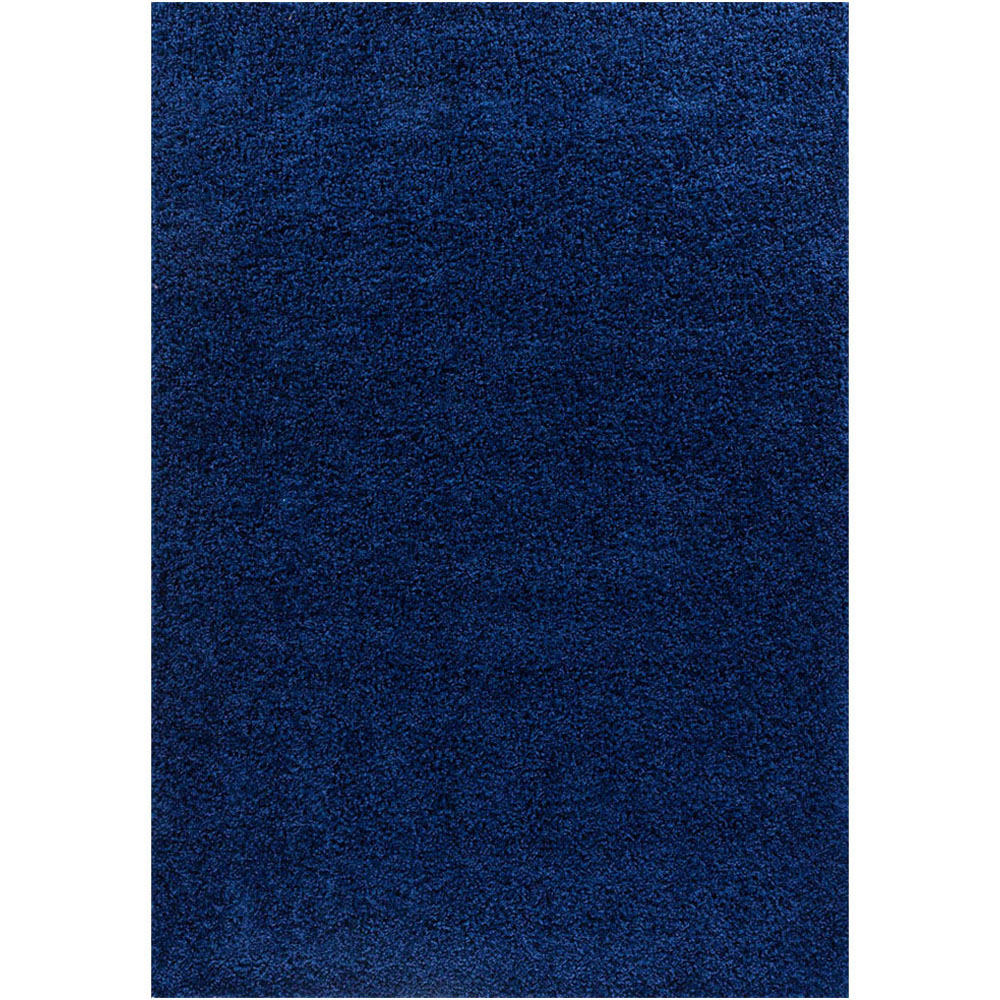 Desire Rugs Oxford Navy Plain Shaggy Rug 200 x 290cm Image 1