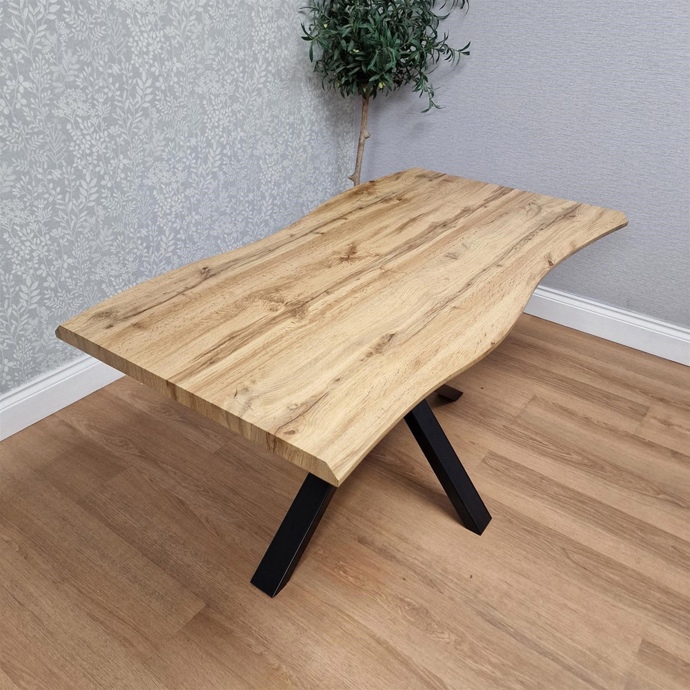 Kosy Koala 6 Seater Wood and Velvet Dining Table Set with Bench Black and Grey Image 3