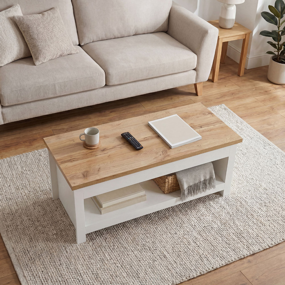 VIDA DESIGNS Arlington White Coffee Table Image 3