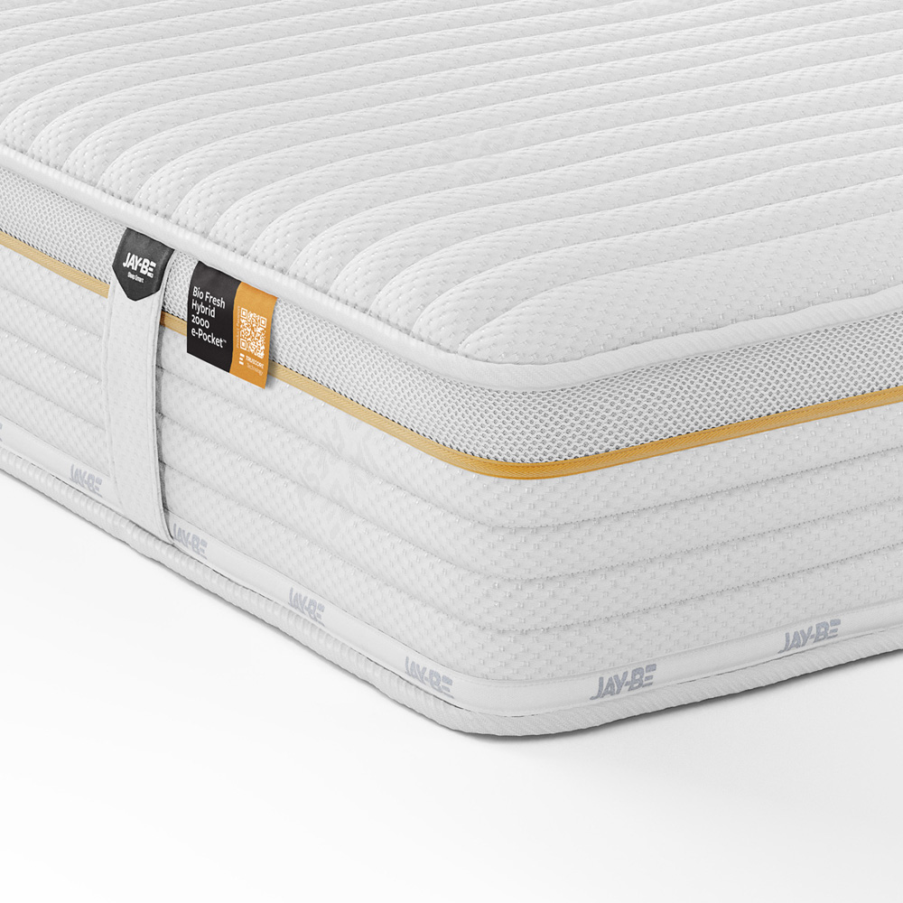 Jay-Be Bio Fresh Single Hybrid 2000 e-Pocket Eco-Friendly Mattress Image 3