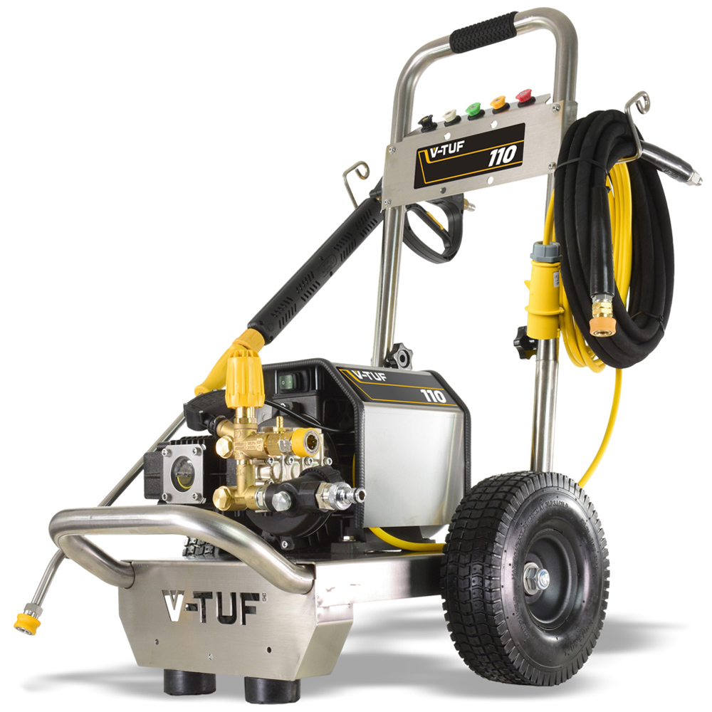 V-TUF Industrial Mobile Electric Pressure Washer 100Bar Image 1