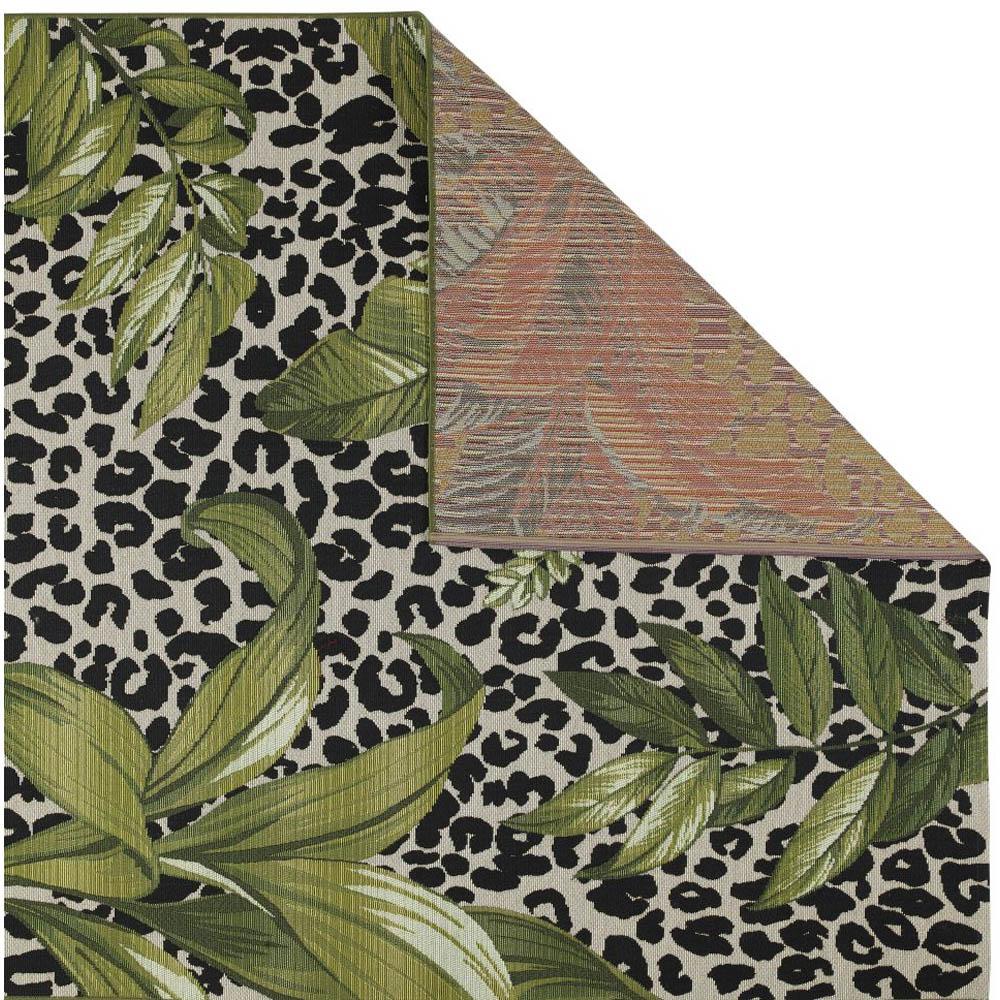 Homemaker Tropicana Black and Green Rug 120 x 170cm Image 3