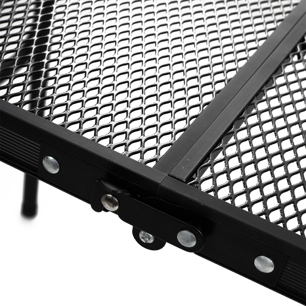 Living and Home Black Outdoor Multi Functional Folding Camping Table 90 X 60cm Image 4