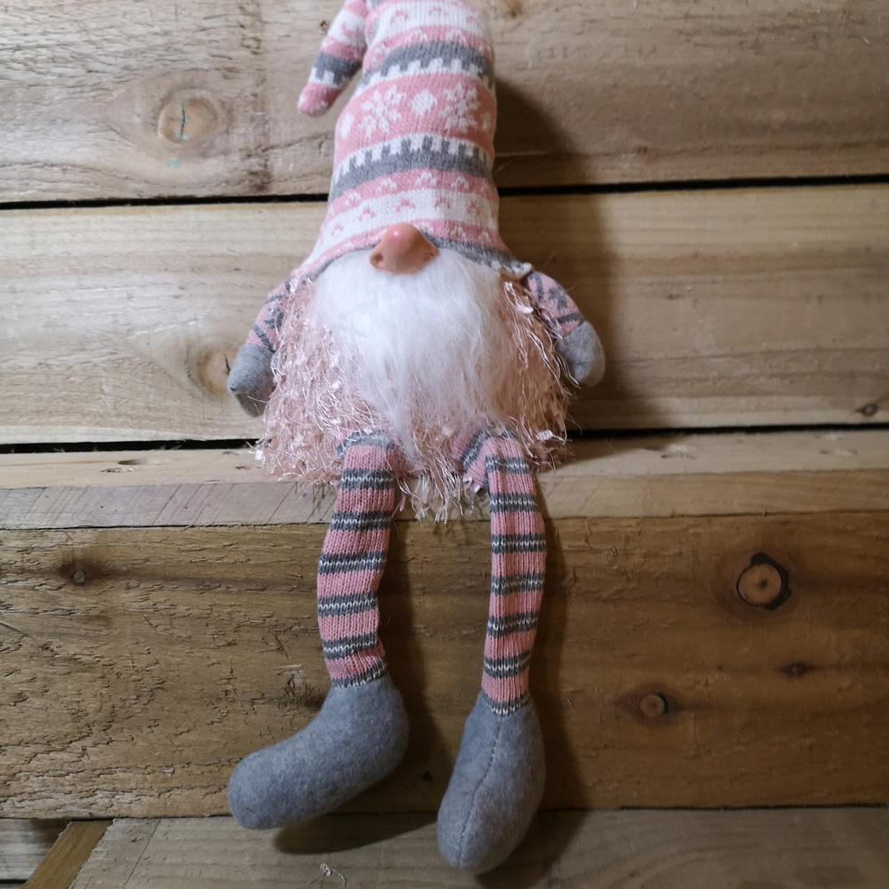Samuel Alexander Male Striped Hat Sitting Gonk LED Christmas Decoration Image 6