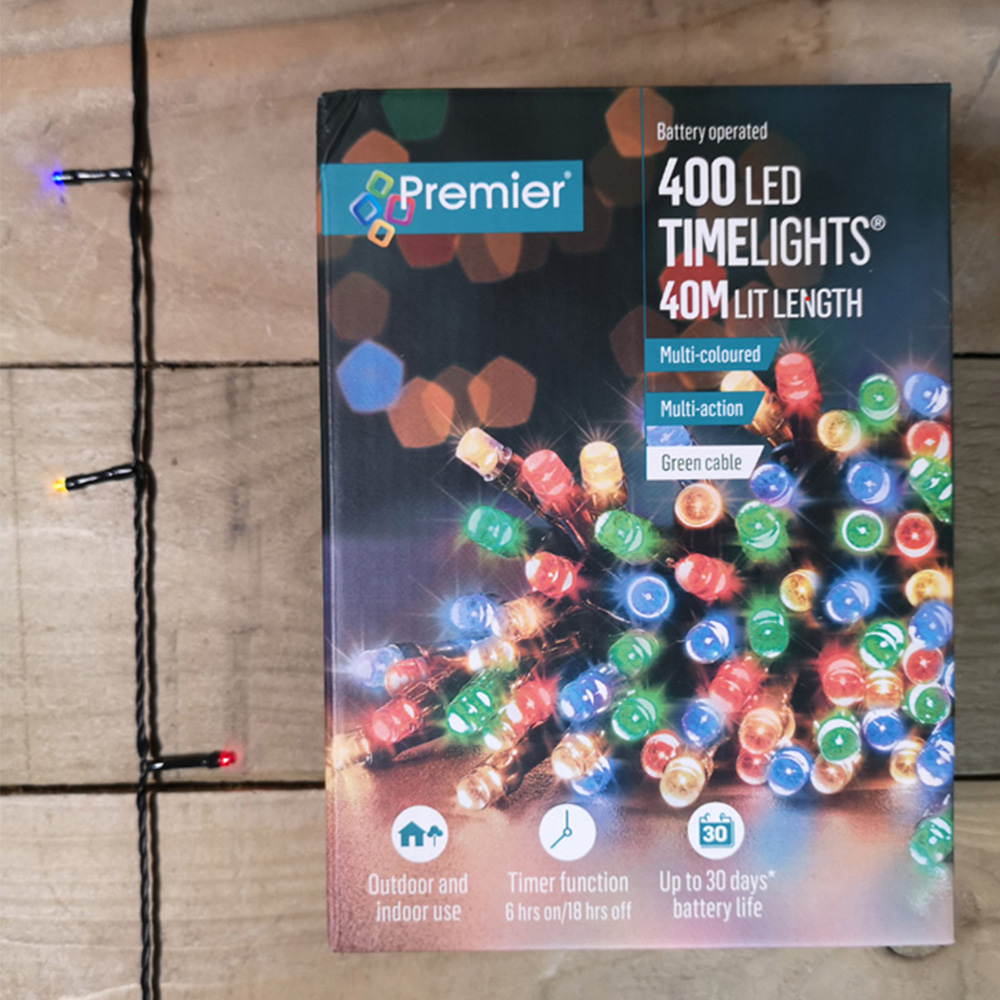 Samuel Alexander 400 LED Multicoloured Multi Function String Light 40m Image 6