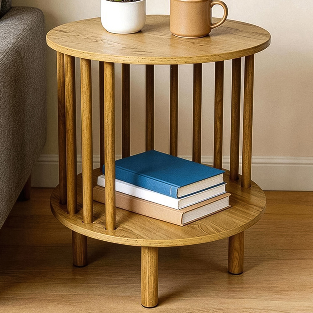 Cove Side Table Natural Image 1