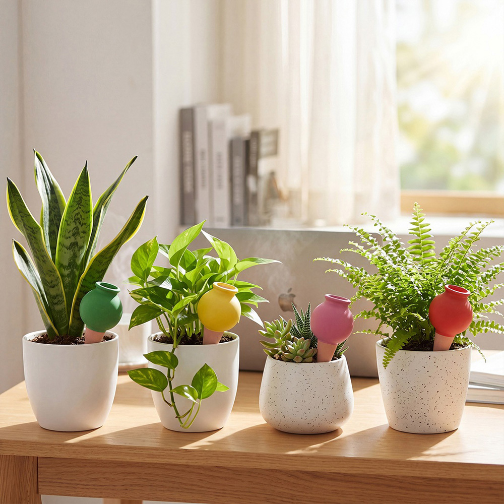 TOQUE Terracotta Self-Watering Plant Spike 8 Pack Image 2