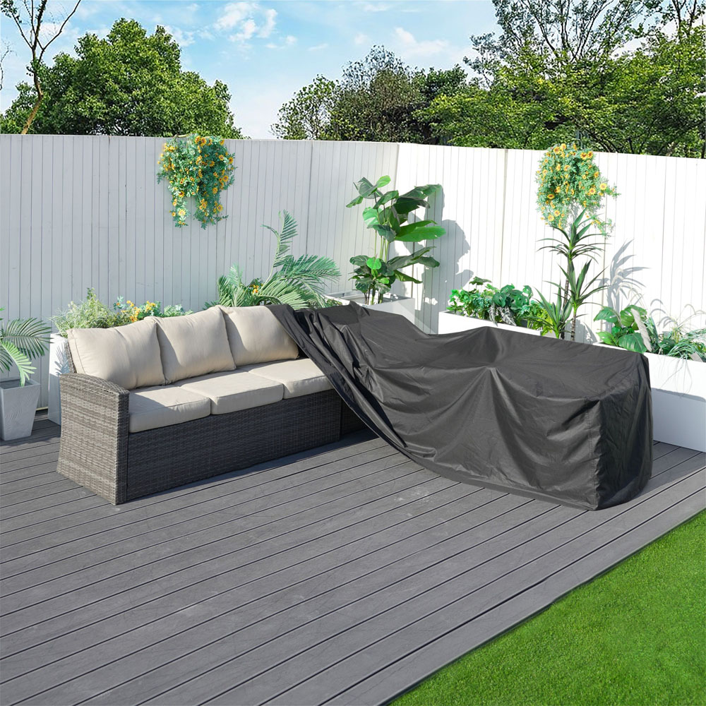 Direct Wicker L-Shaped Sofa Rain Cover 215 x 215cm Image 2