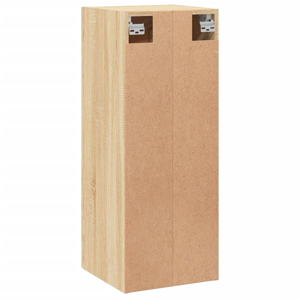 vidaXL Single Door Sonoma Oak Wall Mounted Narrow Cabinet Image 9