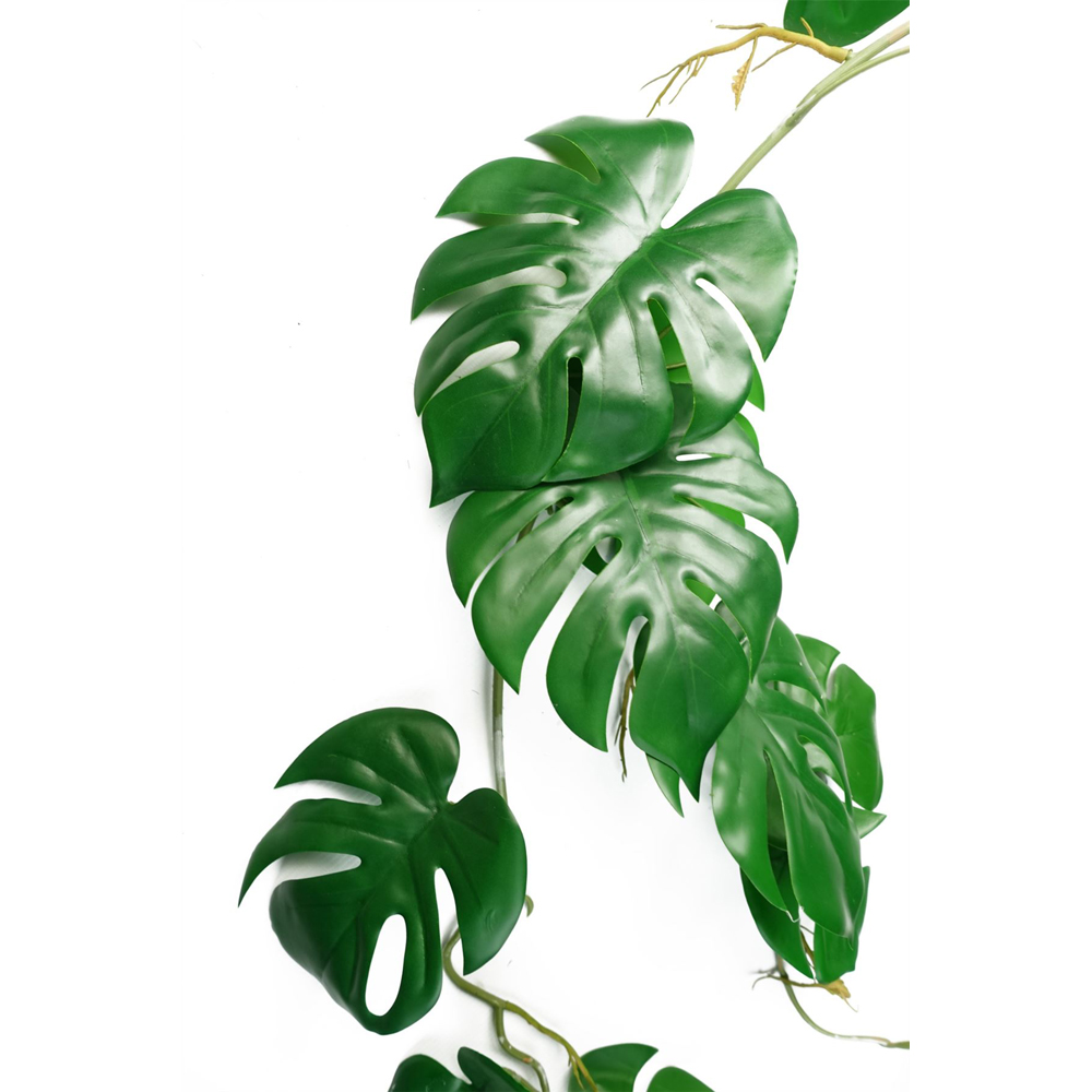 Leaf Trailing Monstera Hanging Artificial Plant 3ft Image 2