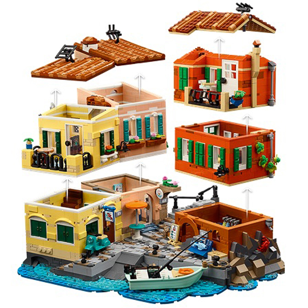 Lego Ideas 21359 The Italian Riviera Set Image 2