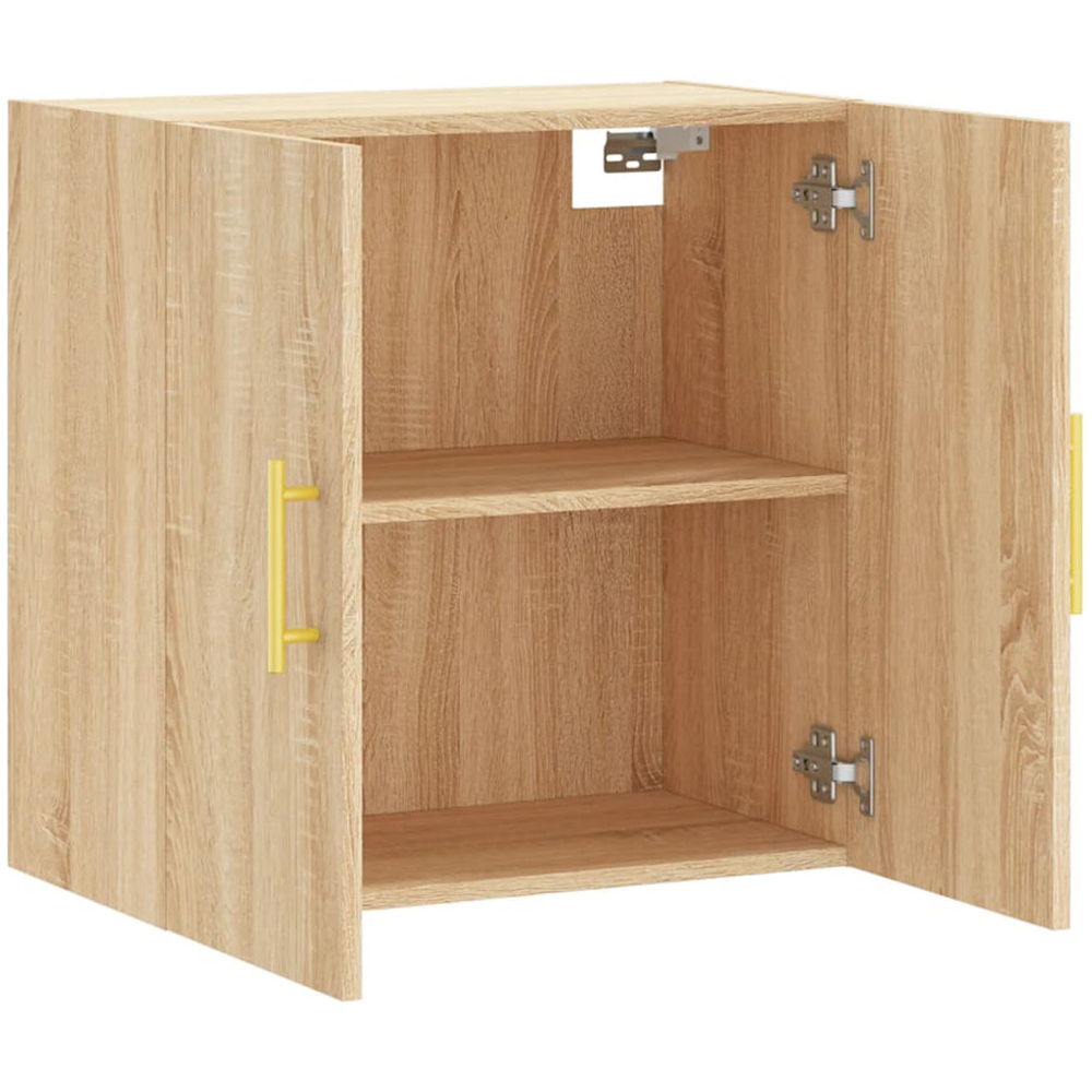 vidaXL 2 Door Sonoma Oak Wall Cabinet Image 6