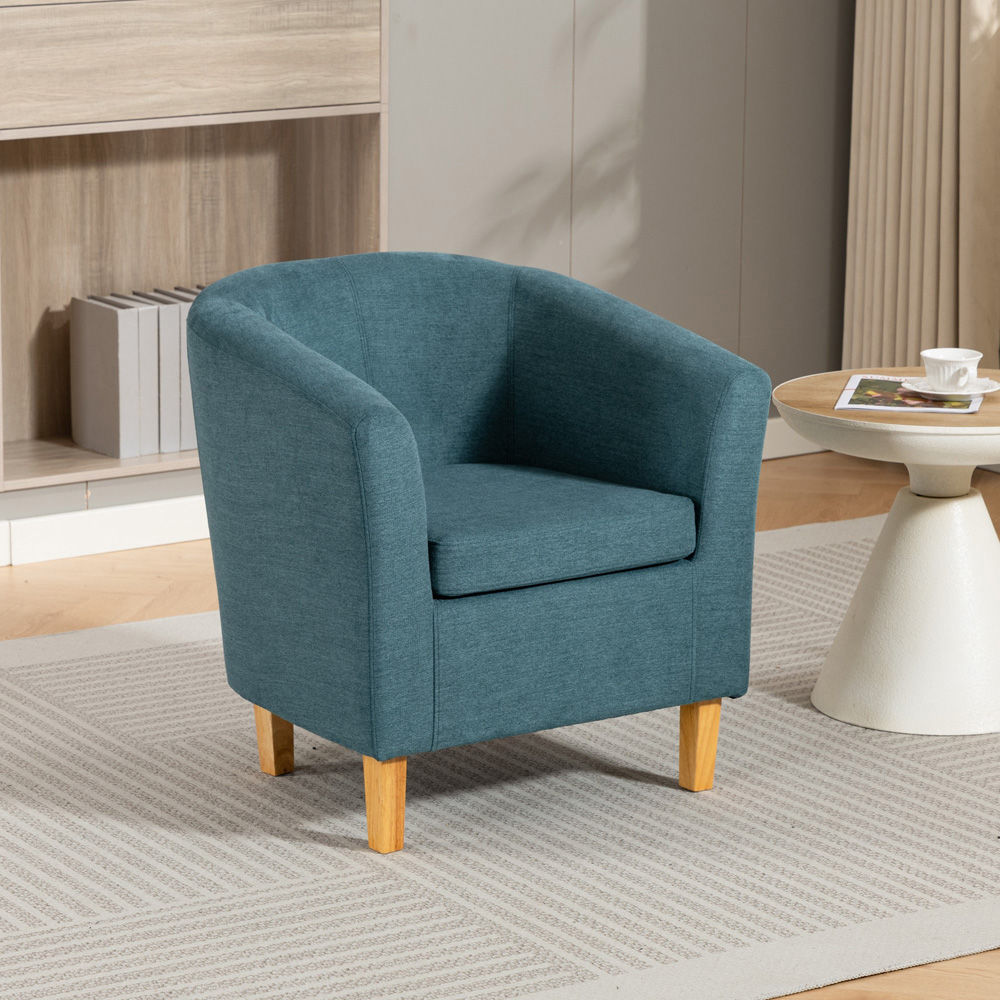 Artemis Home Millie Teal Fabric Accent Chair Image 7
