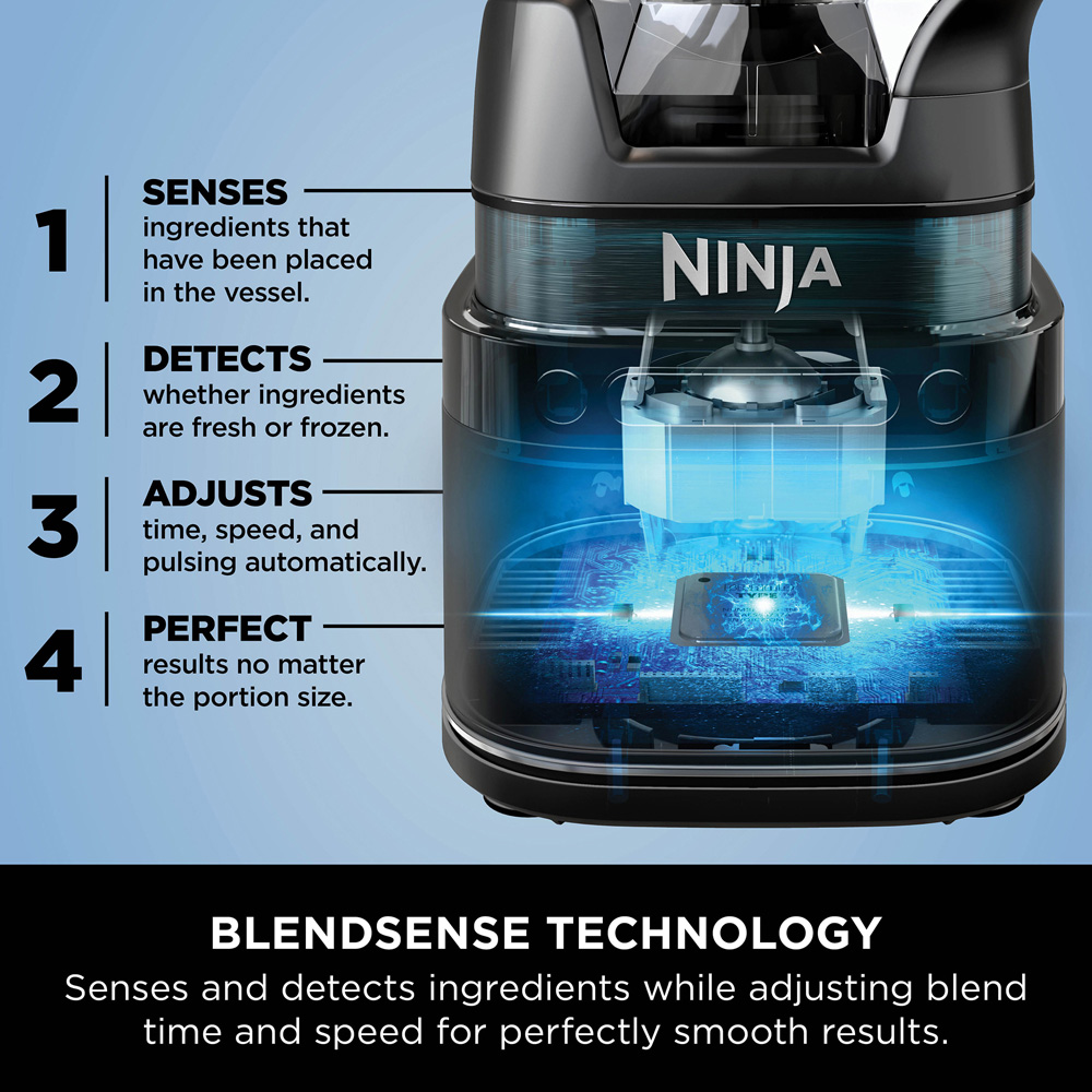 Ninja Detect Pro TB201UK Silver and Black Power Blender 1200W Image 6