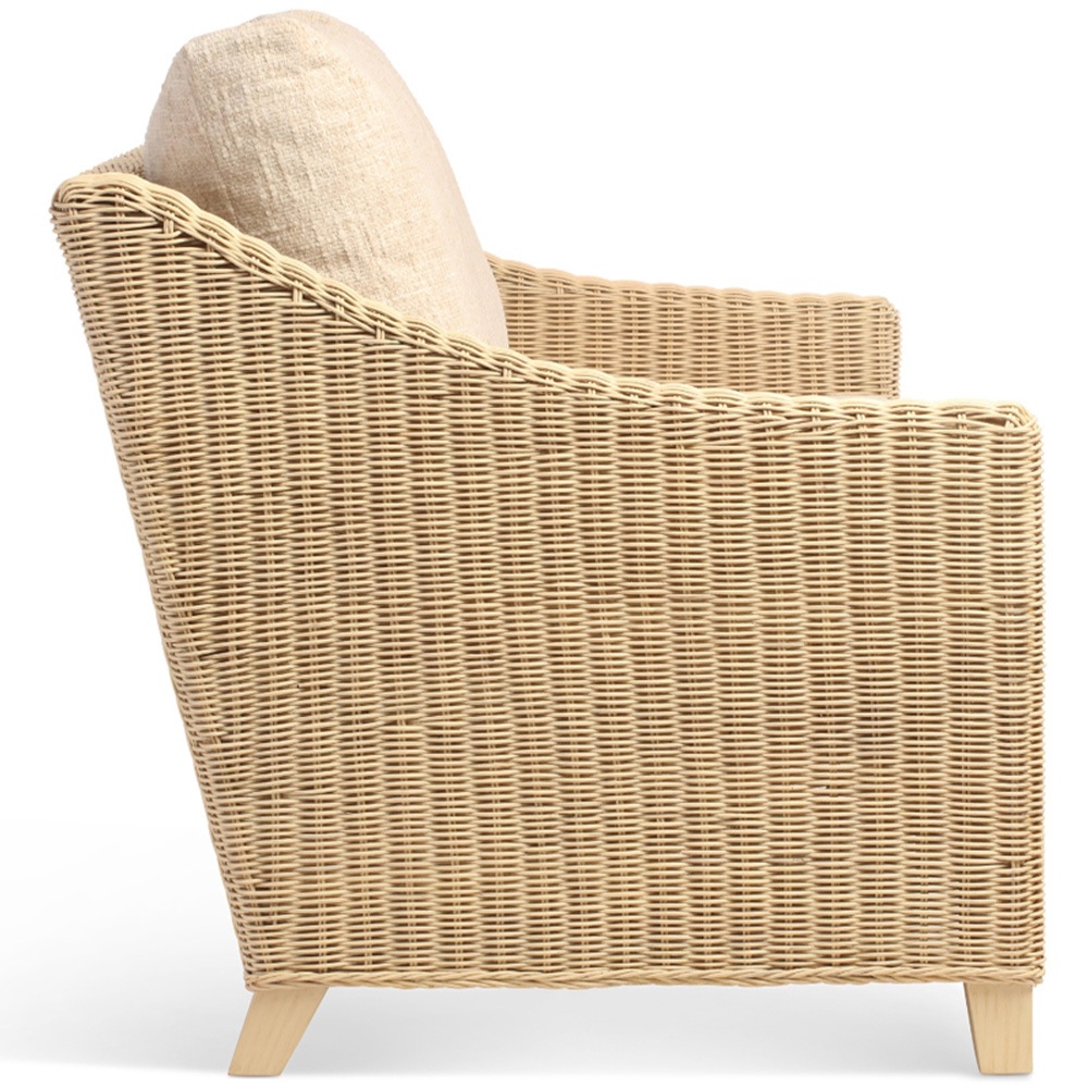 Desser Furniture Dijon 3 Seater Cotton Cream Suite Image 4