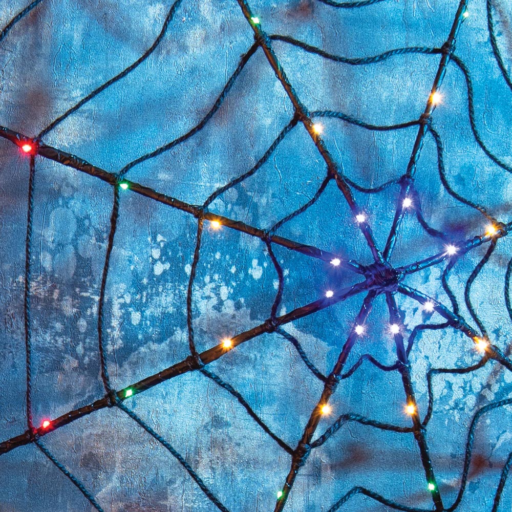 64 LED Spider Web Image 5