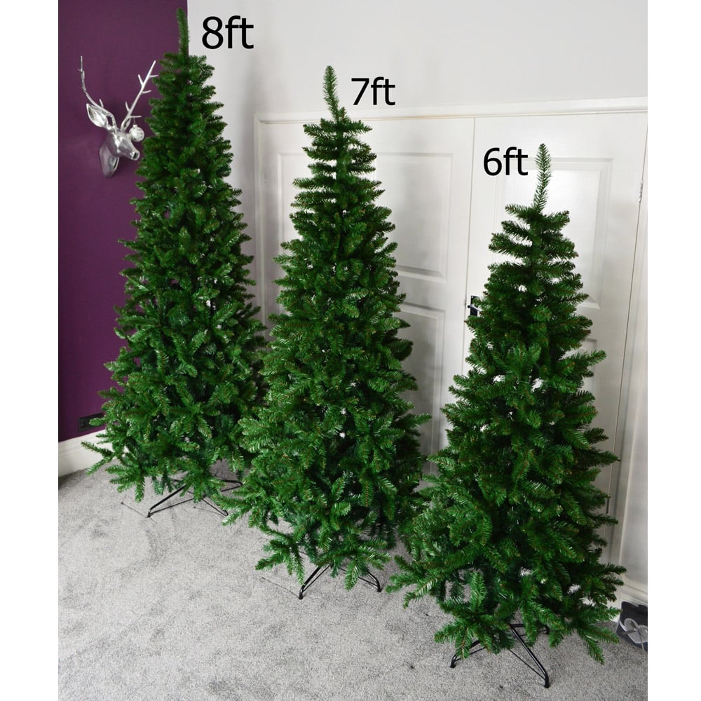 Samuel Alexander Newfoundland Slim Pine Artificial Christmas Tree 8ft Image 9