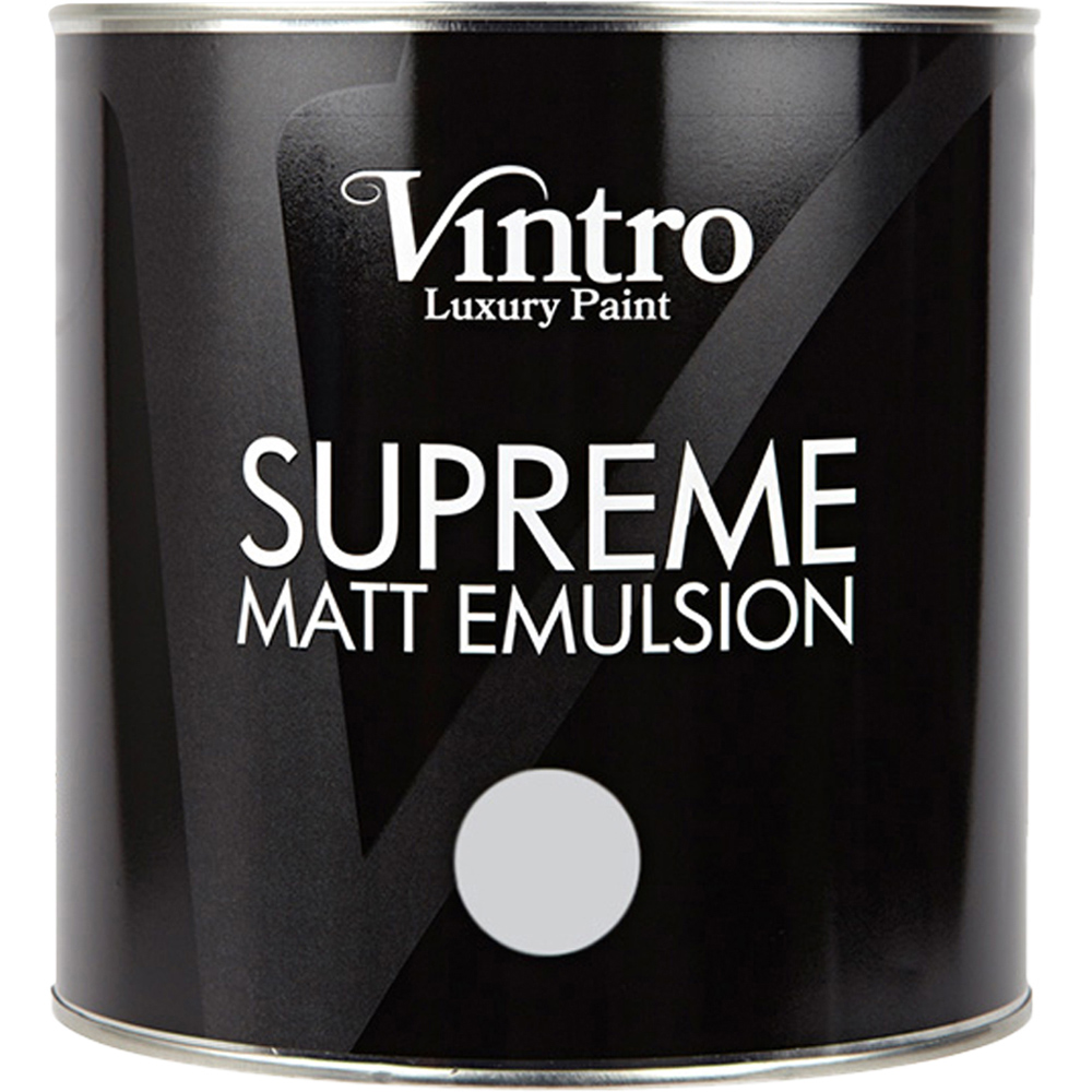 Vintro Paint Bidston Grey Matt Emulsion Interior Paint 2.5L Image 2