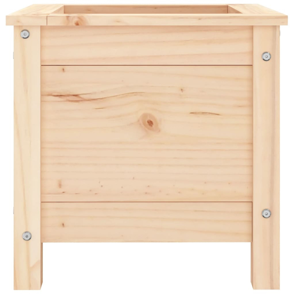 vidaXL Brown Solid Pine Wood Garden Planter 39 x 40 x 40cm Image 5