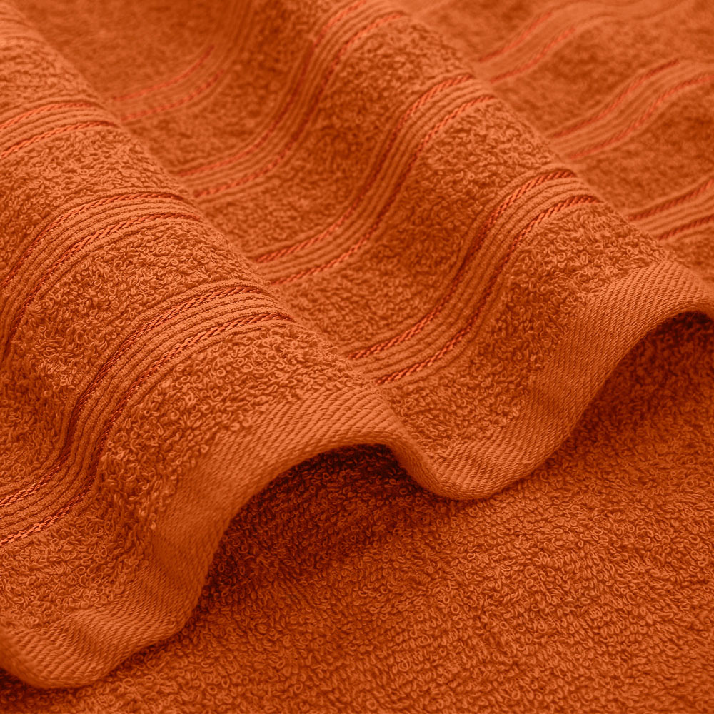 Velosso Hampi Cotton Orange Super Jumbo Sheet Set of 2 Image 3