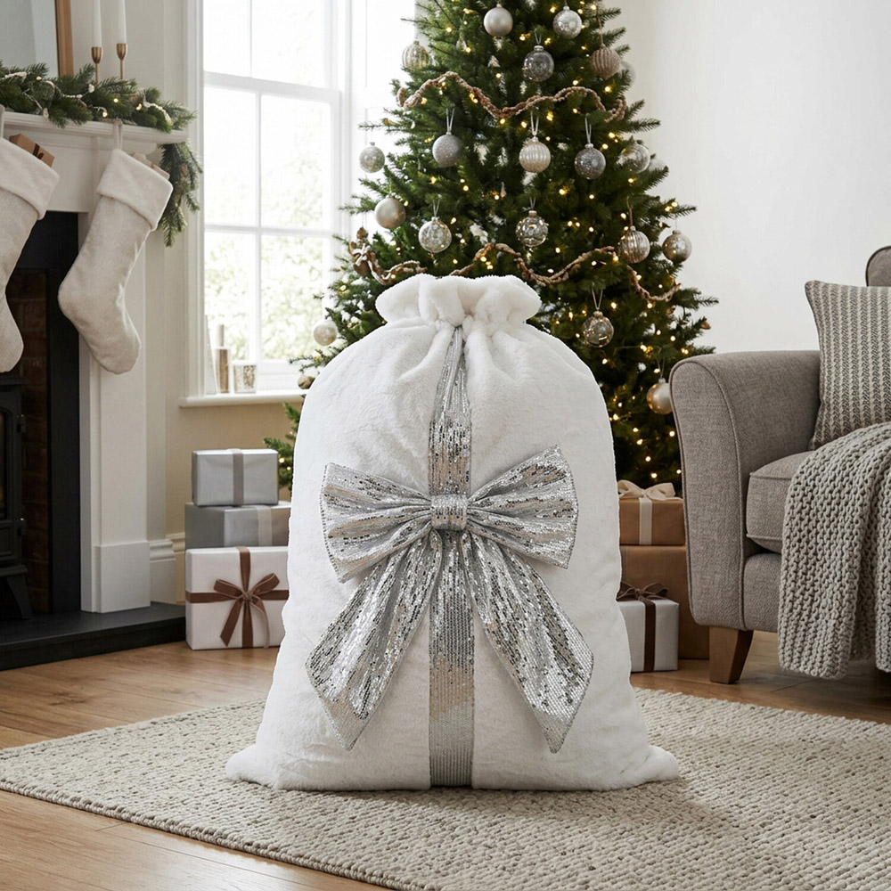 Sparkly Bow Present Sack Image 3