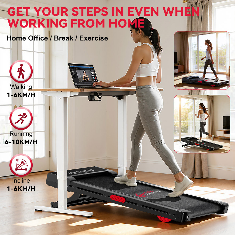Rattrix Y3 Black Auto Incline Treadmill Image 3