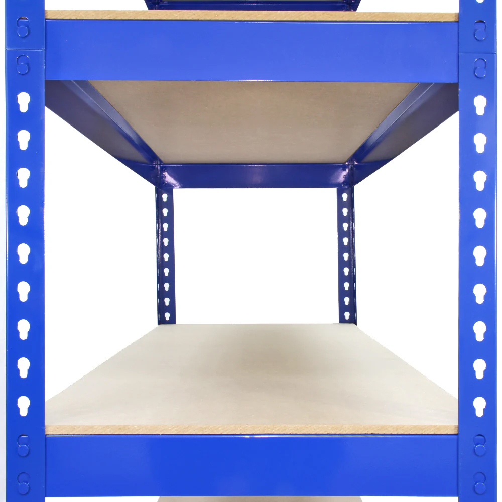 Monster Shop T-RAX 5 Tier Blue Metal Racking Units with Bay Connectors 2 Pack Image 5