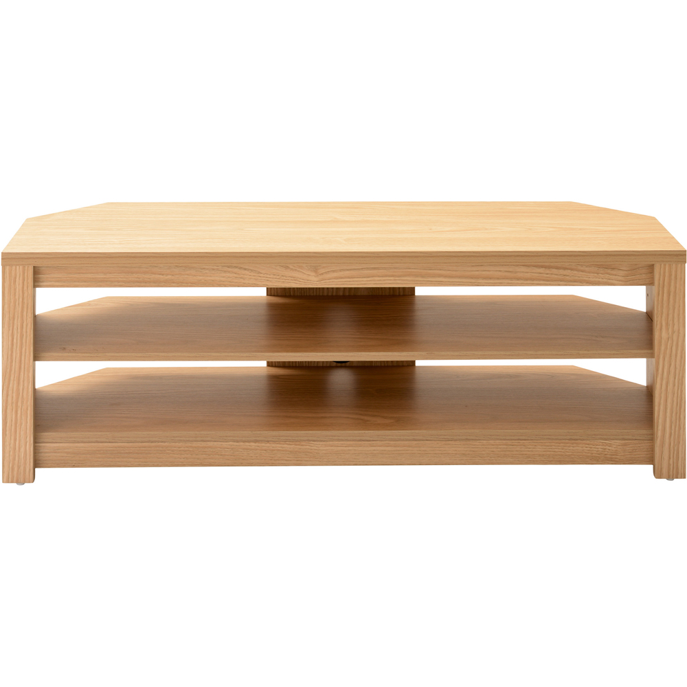 TTAP Memphis 2 Shelf Oak TV Stand Image 3