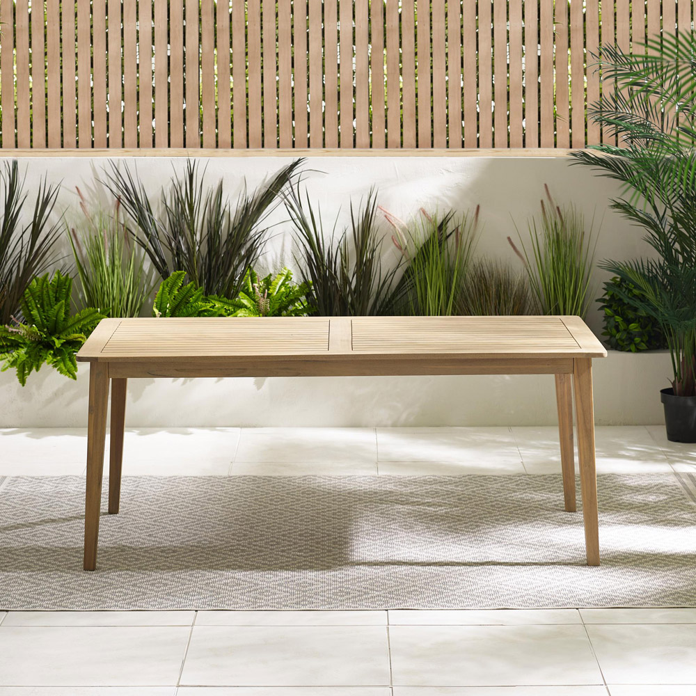 Furniturebox Metz + Essen 6 Seater Wooden Outdoor Dining Set Image 7