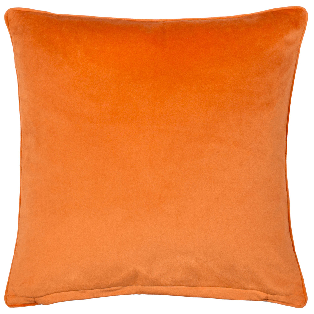 furn. Marttel Orange Geometric Jacquard Cushion Image 3
