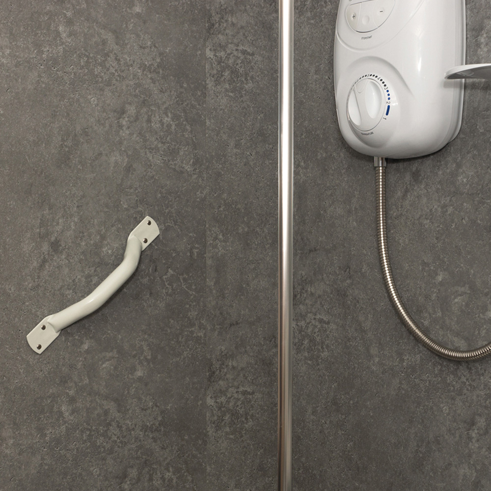 Aidapt Solo Easigrip White Steel Grab Bar 1120mm Image 2